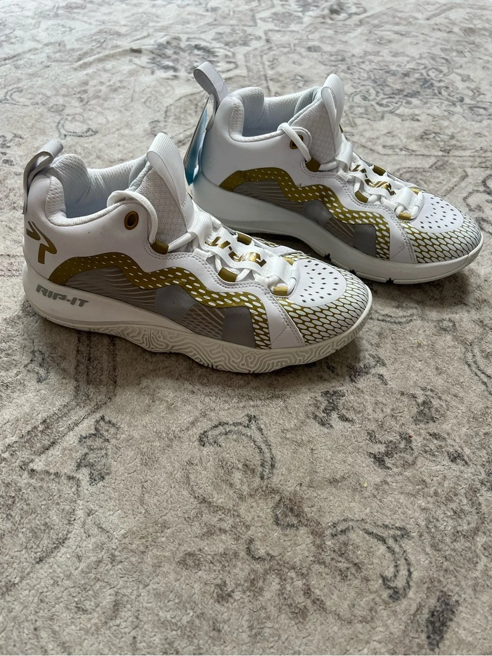 RIP-IT Women's SwiftStep Future Volleyball Court Shoes White Gold